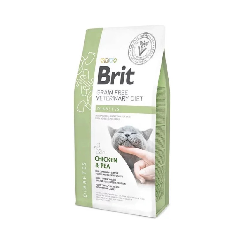Brit Veterinary Diets GF cat Diabetes 2 kg